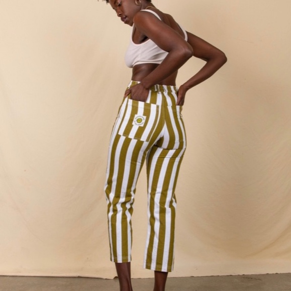 Big Bud Press Olive Stripe Work Pants